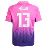 Maglie da calcio Germania Thomas Muller #13 Seconda Maglia Europei 2024 Manica Corta